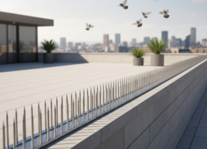 Bird Spikes Installation