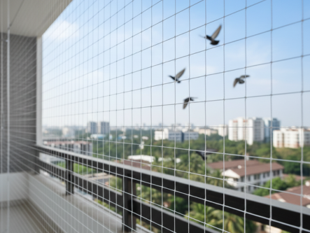 Professional Pigeon Net Installation Process - Swarupa Enterprises